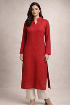 Free Size| Premium Woolen Kurti| Rani