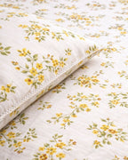 Vani|Queen Cotton Bed Set (6ft x 7ft)|White