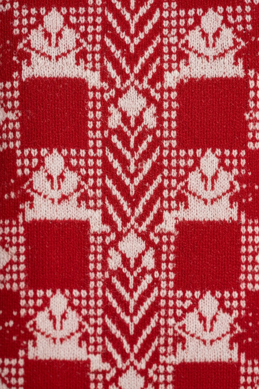Free Size| Premium Woolen Kurti| Red