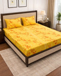 Vani|Queen Cotton Bed Set (6ft x 7ft)|