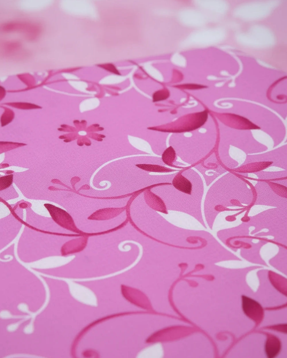 Medium| Pure Cotton Double Sheet Set (5ft x 7ft) + 2 Pillow Covers |Pink