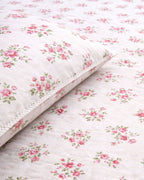 Vani|Queen Cotton Bed Set (6ft x 7ft)|White