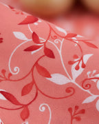 Medium| Pure Cotton Double Sheet Set (5ft x 7ft) + 2 Pillow Covers | Peach