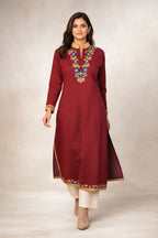 Free Size| Premium Woolen Kurti| Black