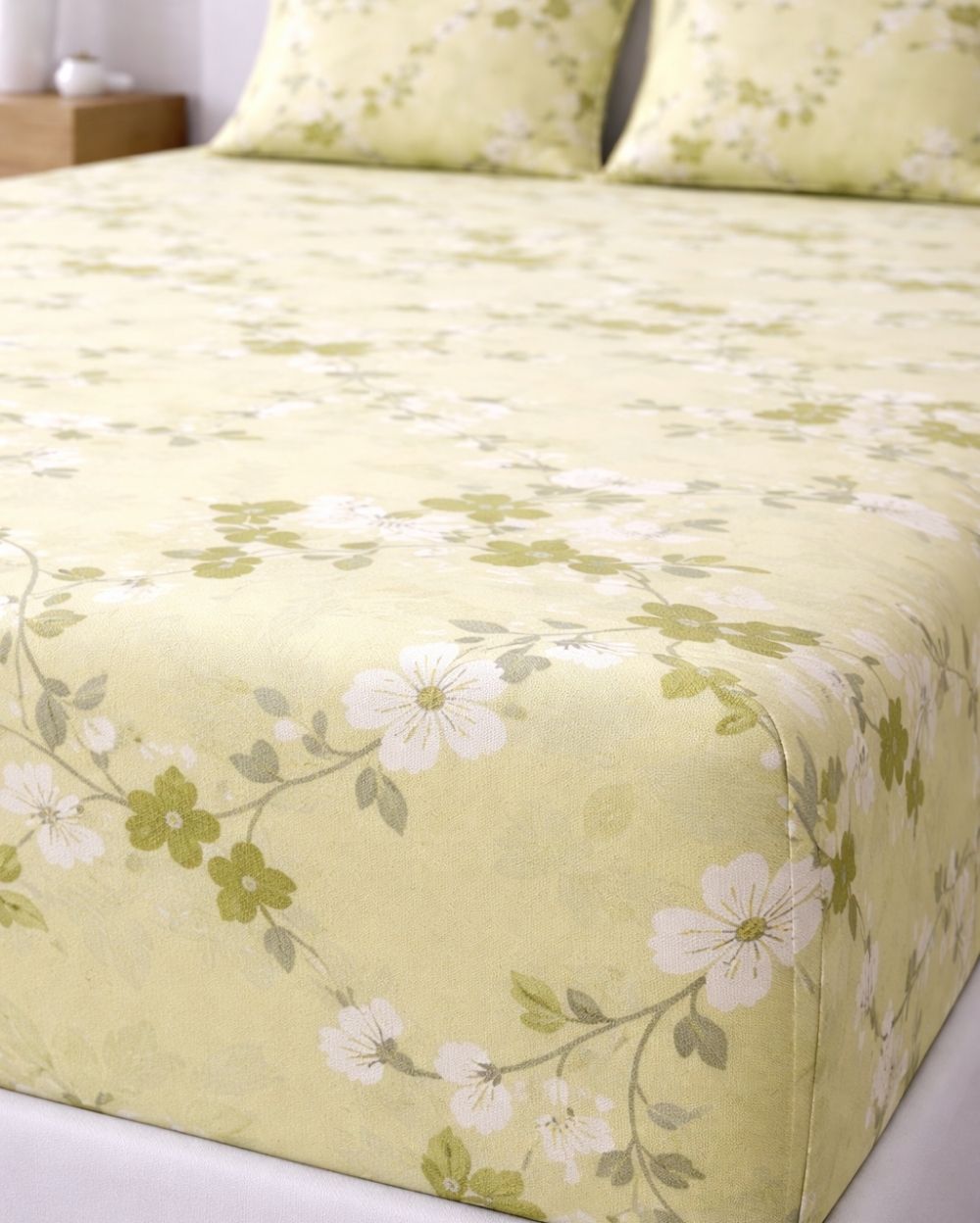Sunflower (7x9ft)| Pure Cotton King Bedsheet - Yellow