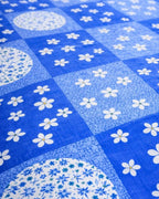 Priya| Budget Cotton Queen Sheet Set (6ft x 7ft)| Blue