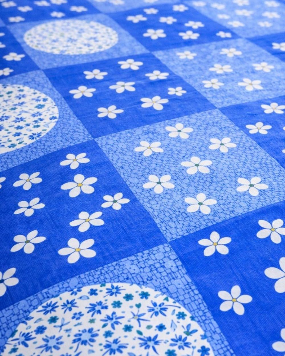 Priya| Budget Cotton Queen Sheet Set (6ft x 7ft)| Blue