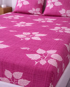 Sunflower (7x9ft)| Pure Cotton King Bedsheet - Rani
