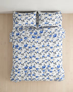 Medium| Pure Cotton Double Sheet Set (5ft x 7ft) + 2 Pillow Covers | White