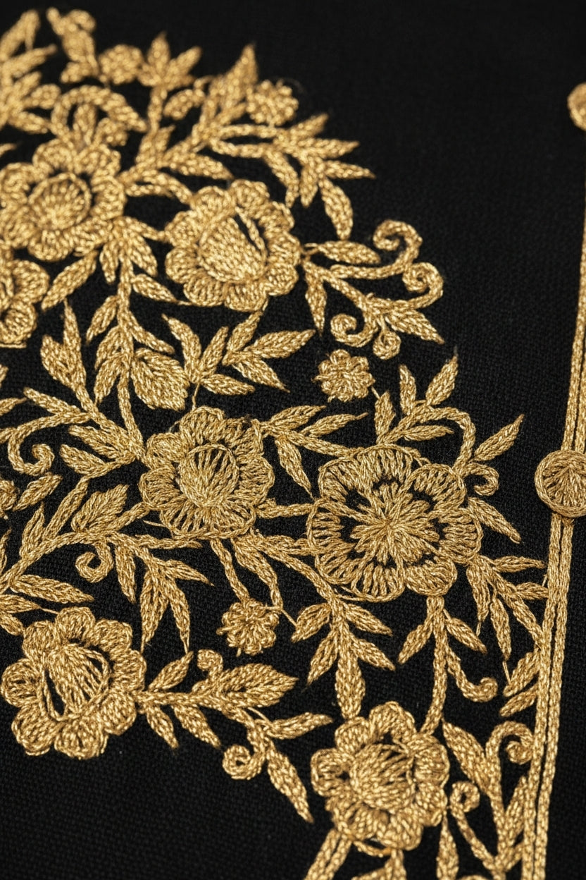 Free Size| Premium Woolen Kurti| Black