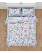 Medium| Pure Cotton Double Sheet Set (5ft x 7ft) + 2 Pillow Covers | White