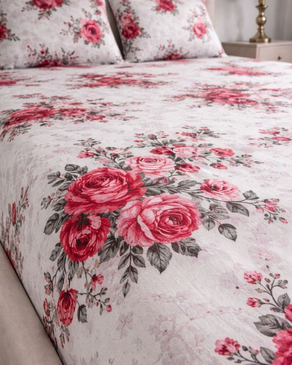 Priya| Budget Cotton Queen Sheet Set (6ft x 7ft)|White