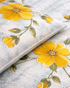 Vani|Queen Cotton Bed Set (6ft x 7ft)|White