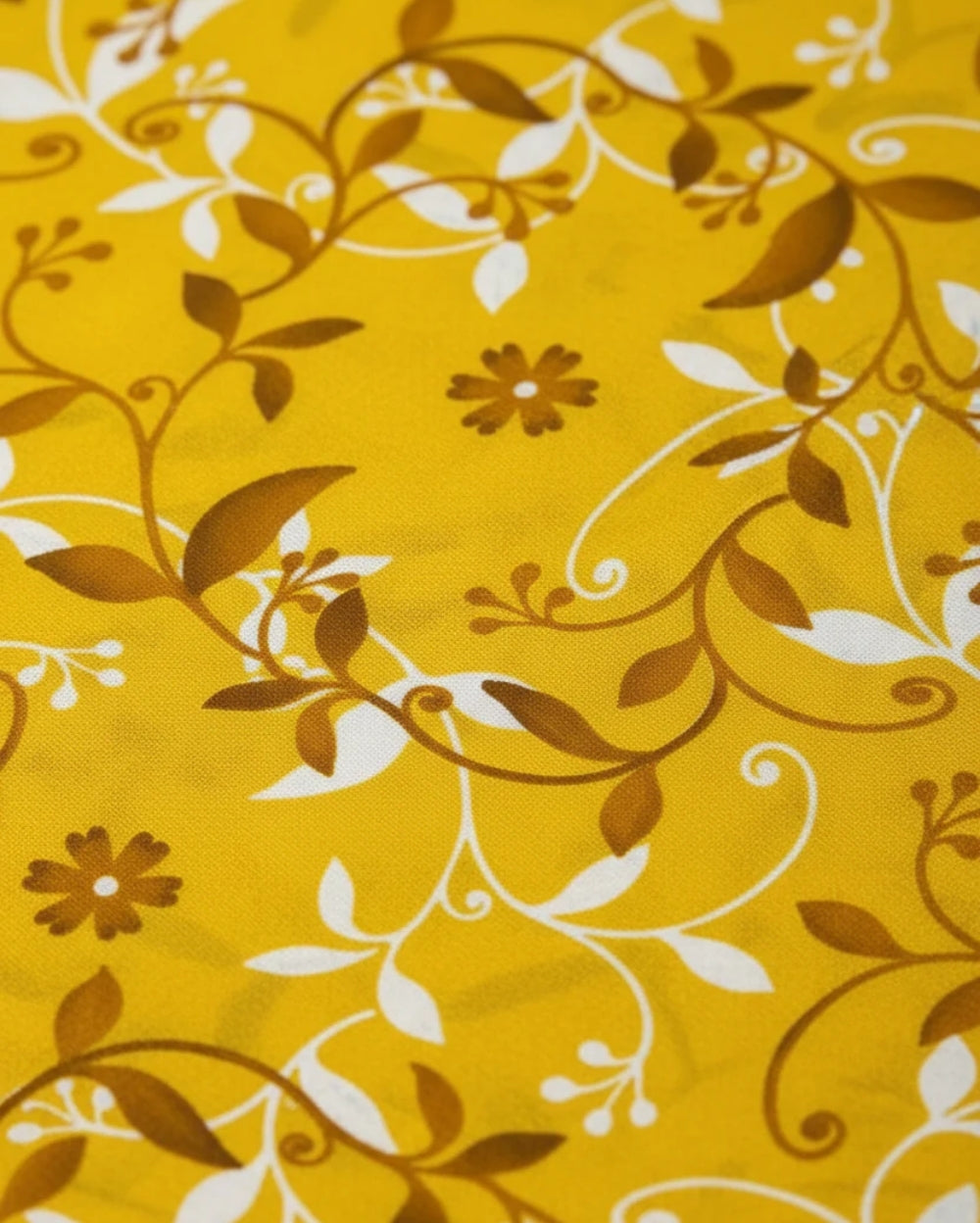 Medium| Pure Cotton Double Sheet Set (5ft x 7ft) + 2 Pillow Covers | Yellow