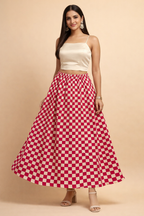 Ladies Cotton Printed Skirt| Rani
