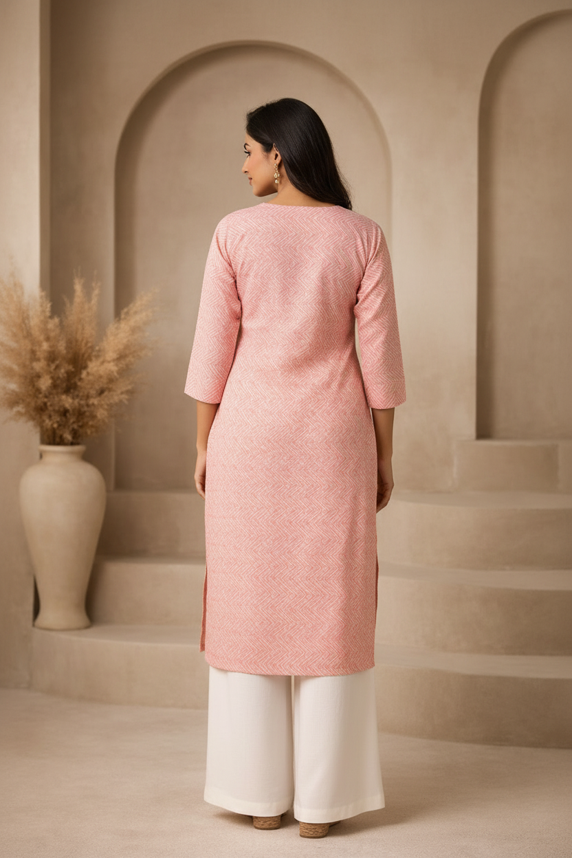 Back view over shoulder