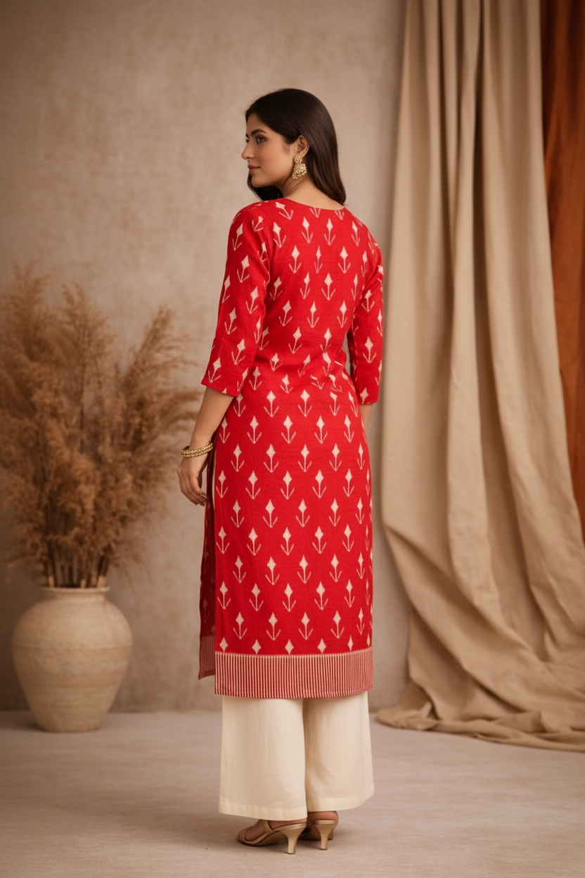 Back view over shoulder