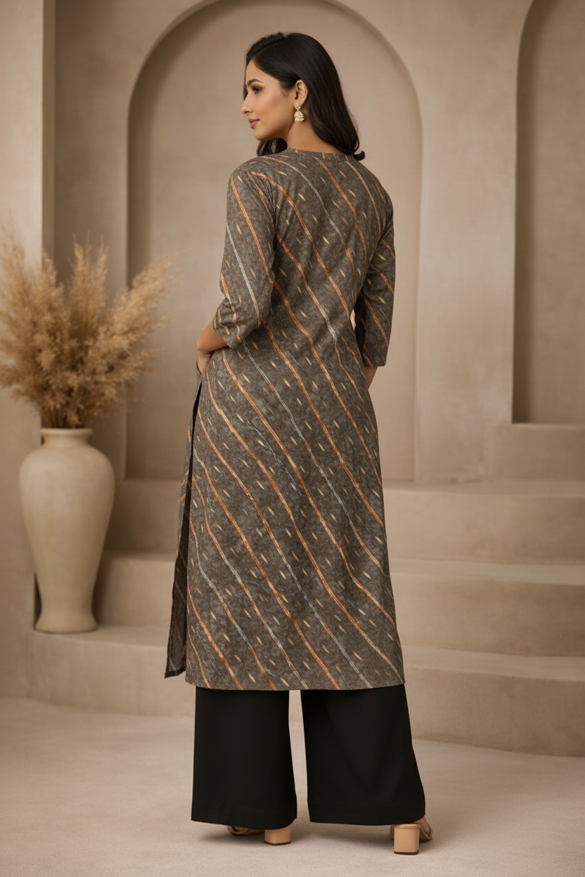 Back view over shoulder