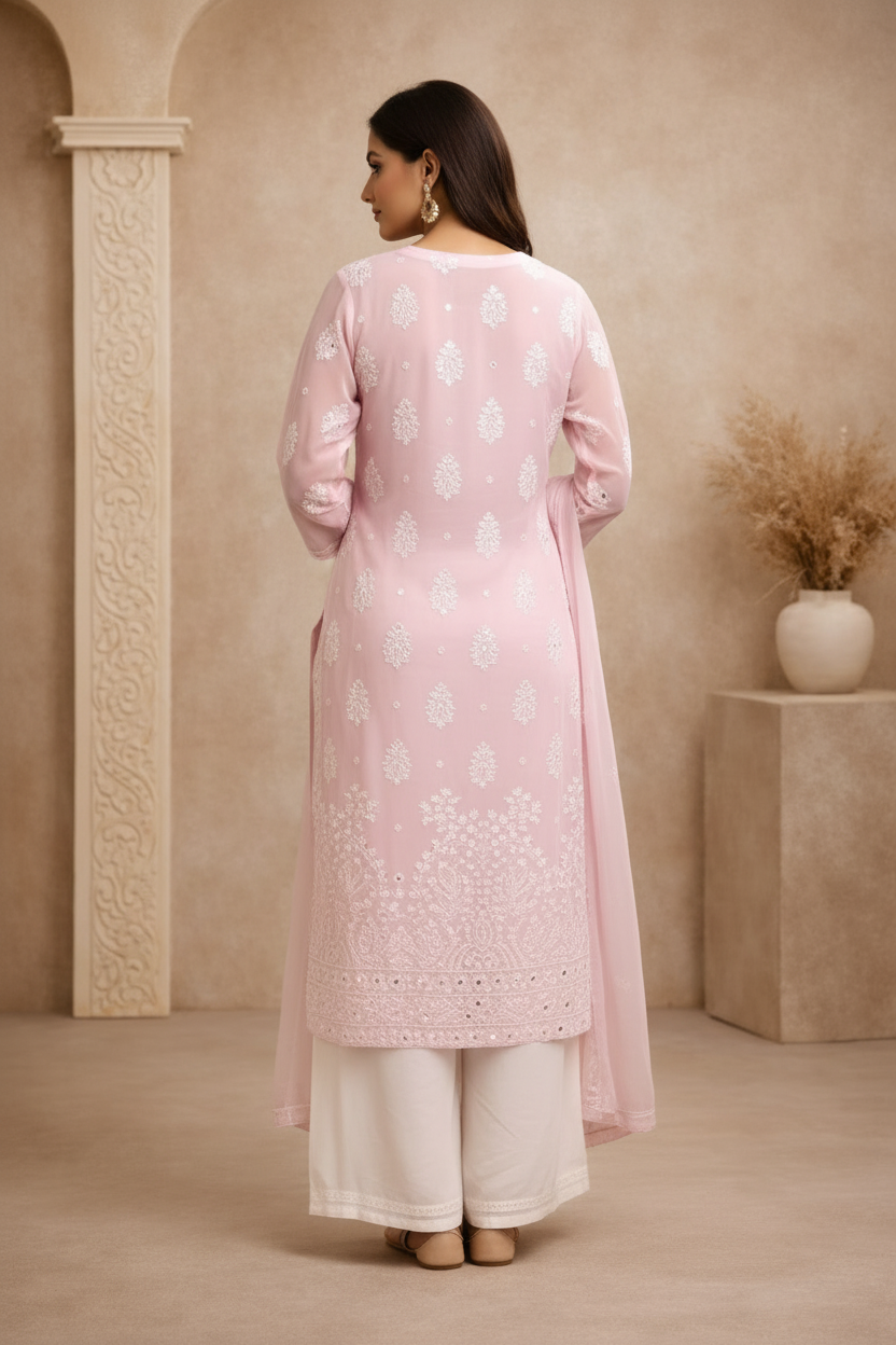 Back view over shoulder