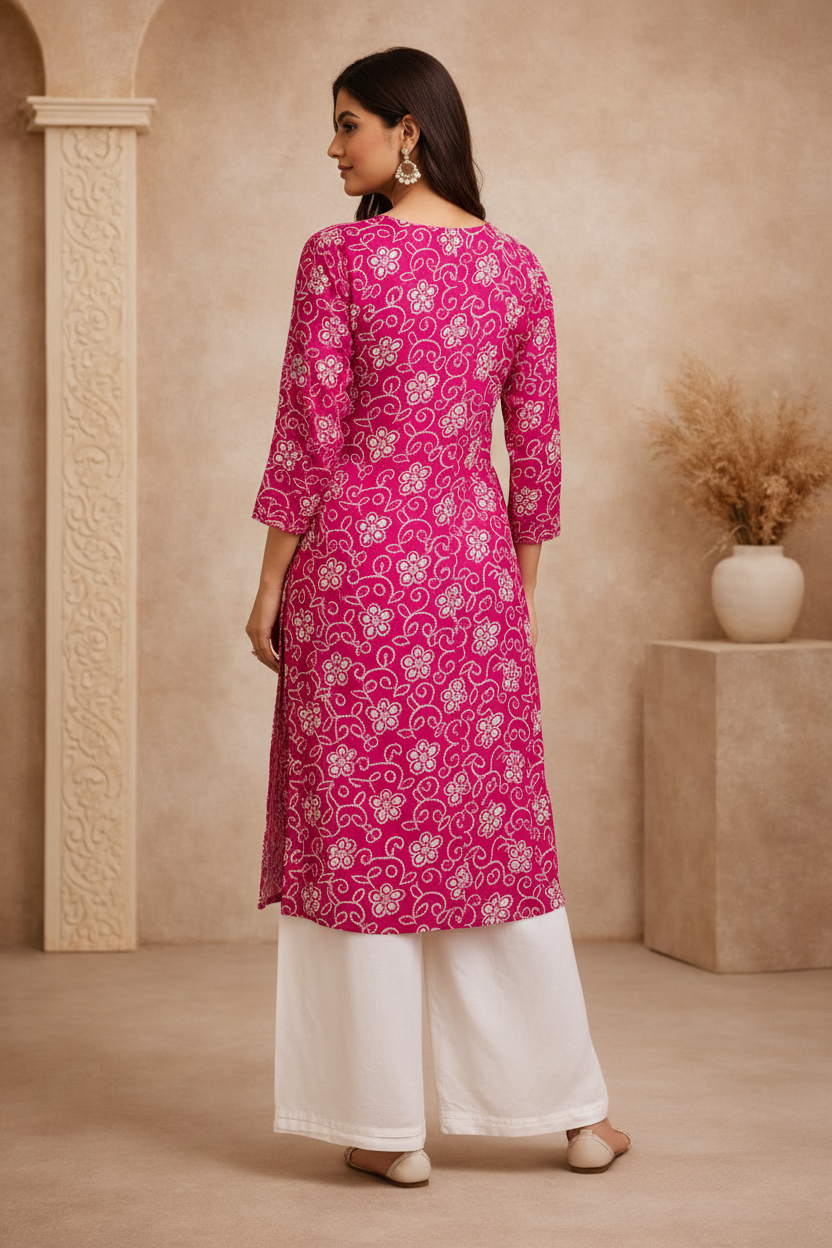 Back view over shoulder