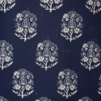 Block print pattern close-up