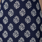 Block print pattern close-up