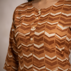 Chevron pattern detail close-up
