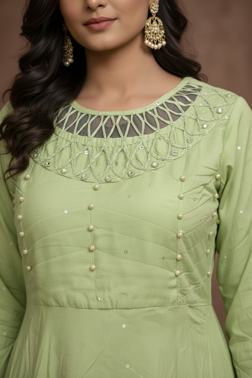 Close-up embellishment detail