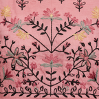 Close-up embroidery detail