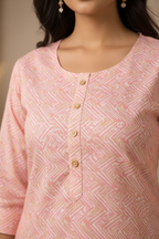 Close-up fabric texture and buttons