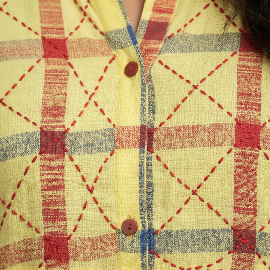 Close-up fabric texture detail