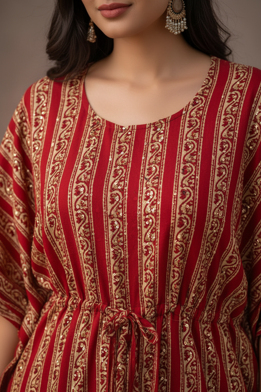 Close-up gold stripe pattern