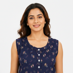 Close-up neckline shot