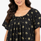 Close up neckline