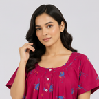 Close up neckline
