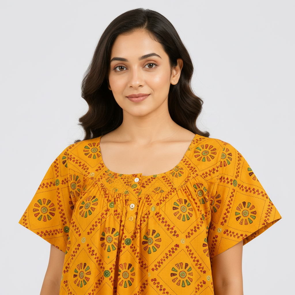 Close up neckline