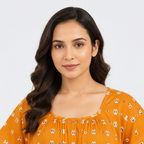 Close up neckline
