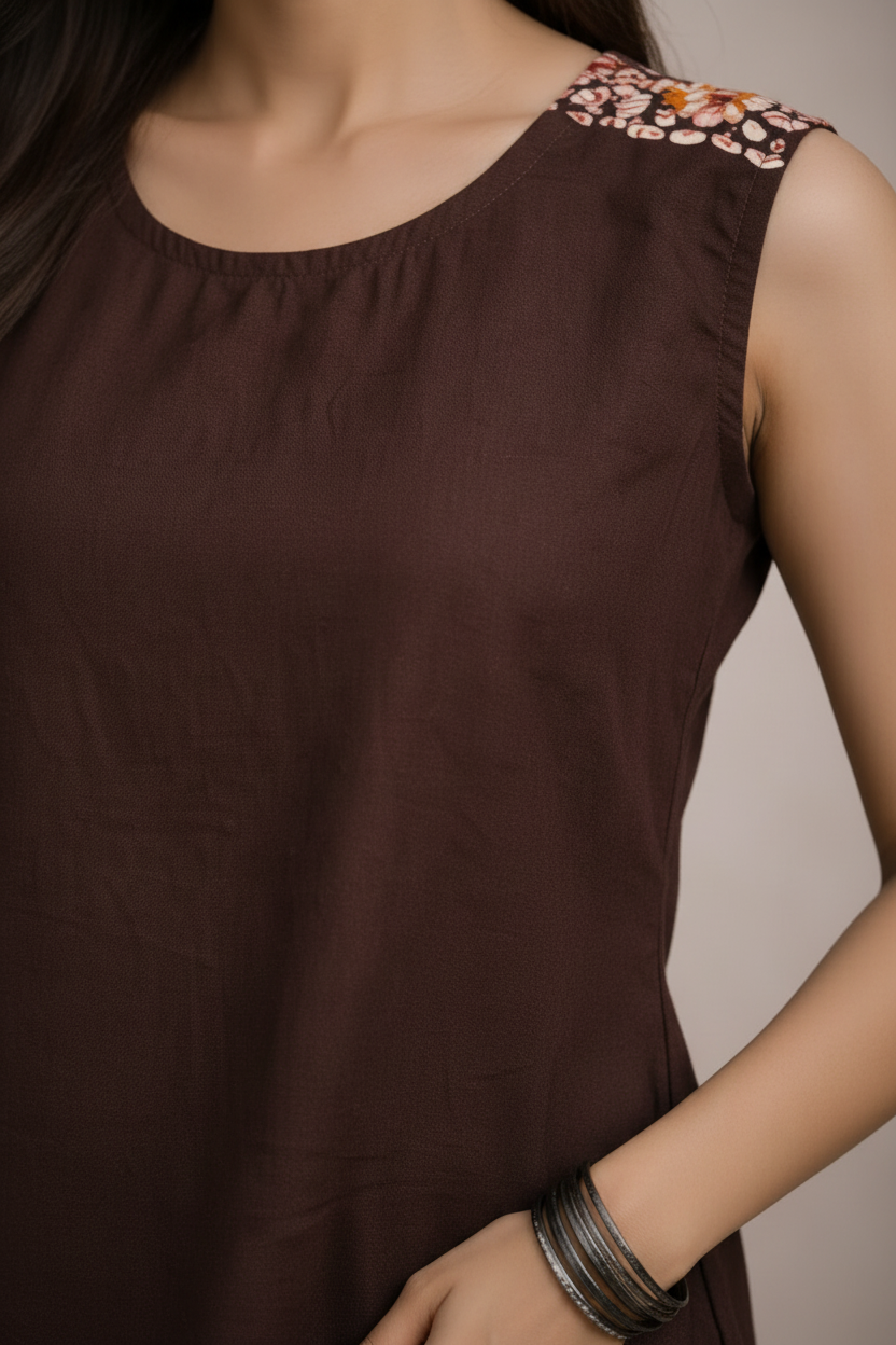 Close-up of decorative trim and fabric detail