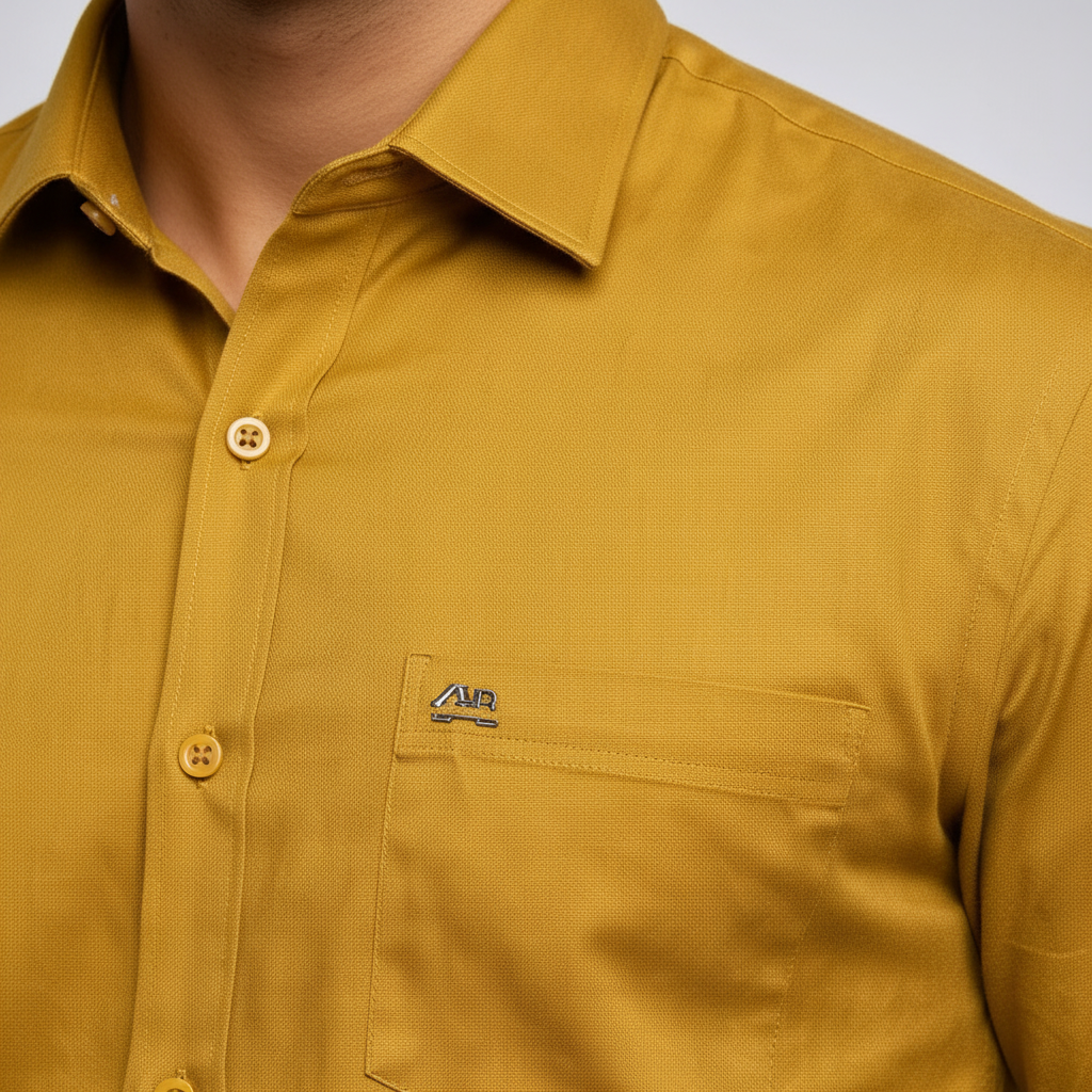 Collar & Button Detail