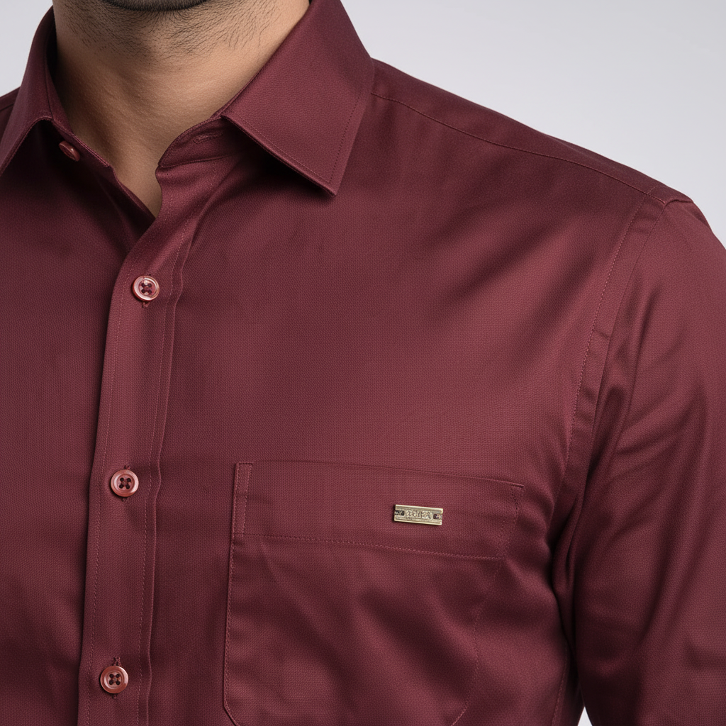 Collar & Button Detail