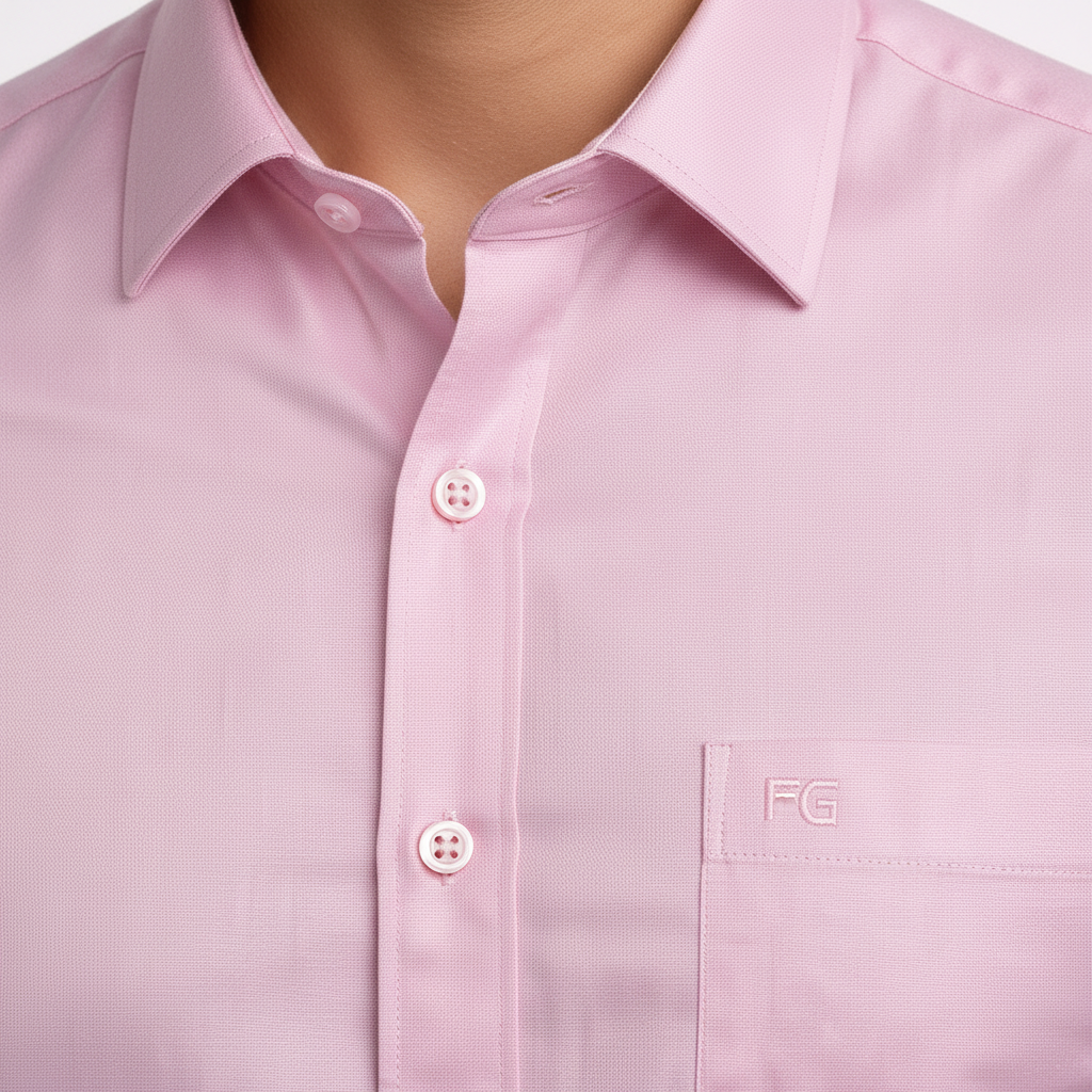 Collar & Button Detail