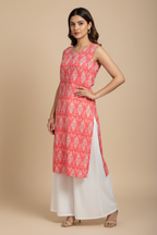 Coral Ikat with Palazzo