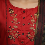 Embroidery detail close-up