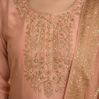 Embroidery detail close-up