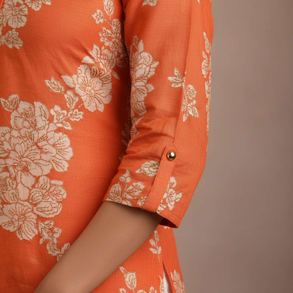 Embroidery detail close-up
