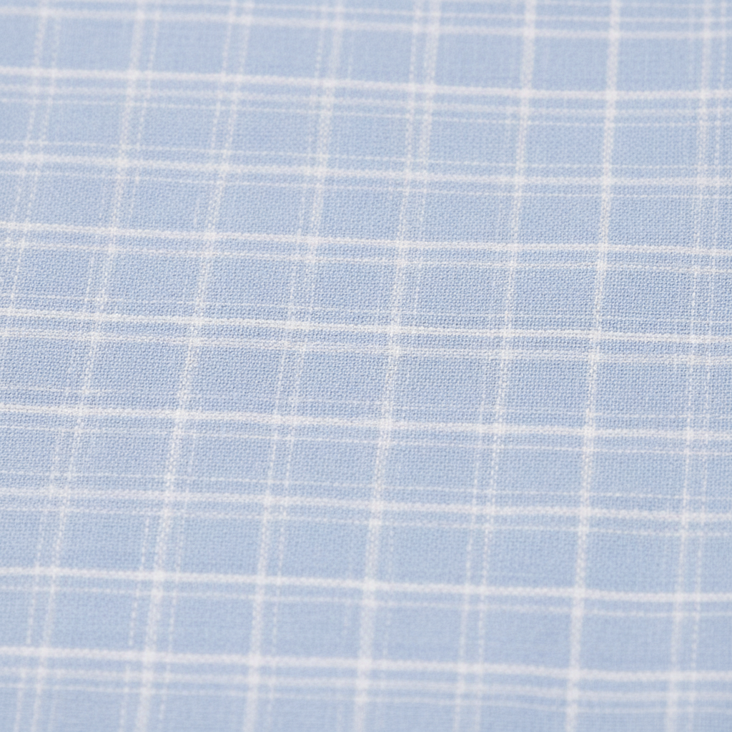 Fabric texture and grid pattern detail