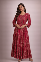 Front pose with hand near face