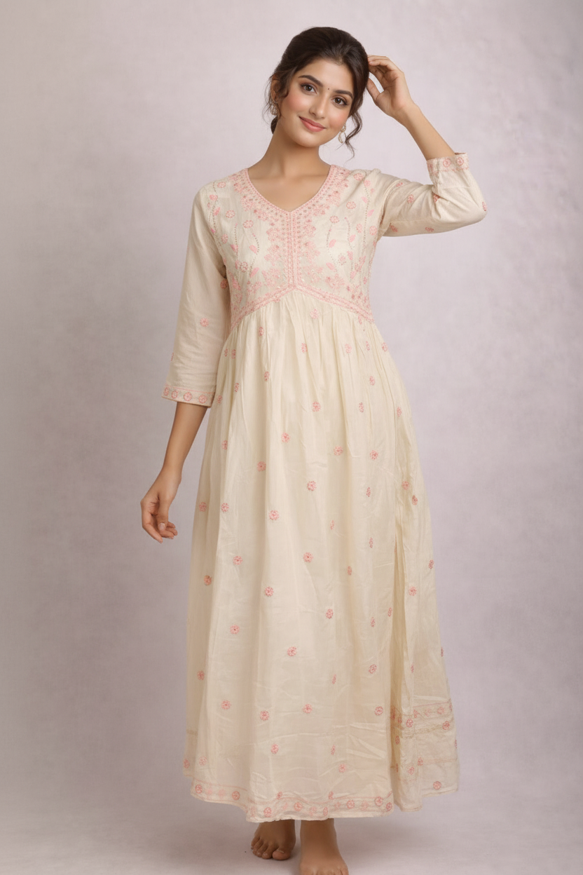 Front pose with hand near head