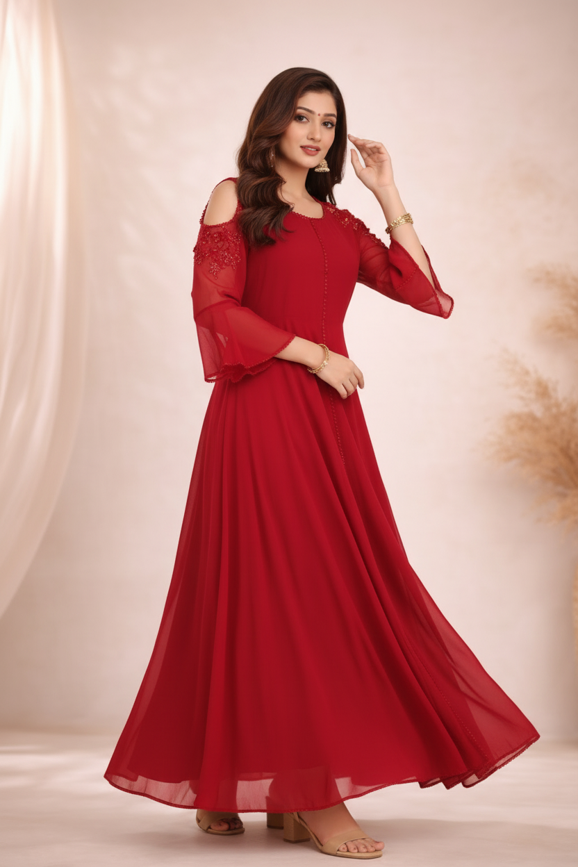 Front pose with hand on hip