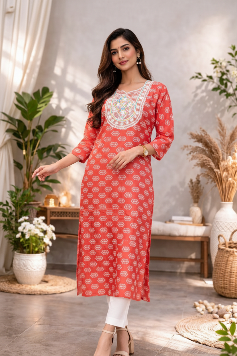 Full length centered